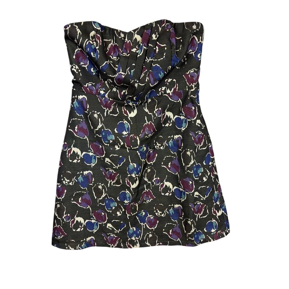 American Eagle Fun Patterned Sleeveless Tulip Strapless Dress Size 2
